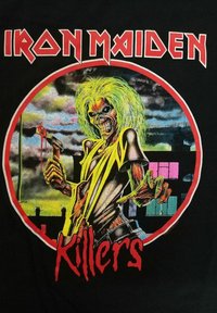 rockshirts IRON MAIDEN KILLERS  - Felpa con cappuccio - black