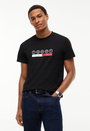 Tommy Jeans, DNA PLAY TEE - T-shirt con stampa - black