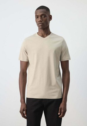 Mango, ADULT - T-Shirt basic - sand