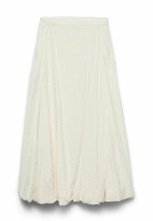 Vero Moda, GERADER ROCK VMJOSIE HOHE TAILLE LANGER ROCK - Maksiseelik - snow white