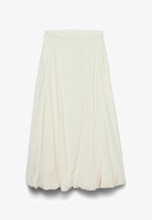 Vero Moda, GERADER ROCK VMJOSIE HOHE TAILLE LANGER ROCK - Maksiseelik - snow white