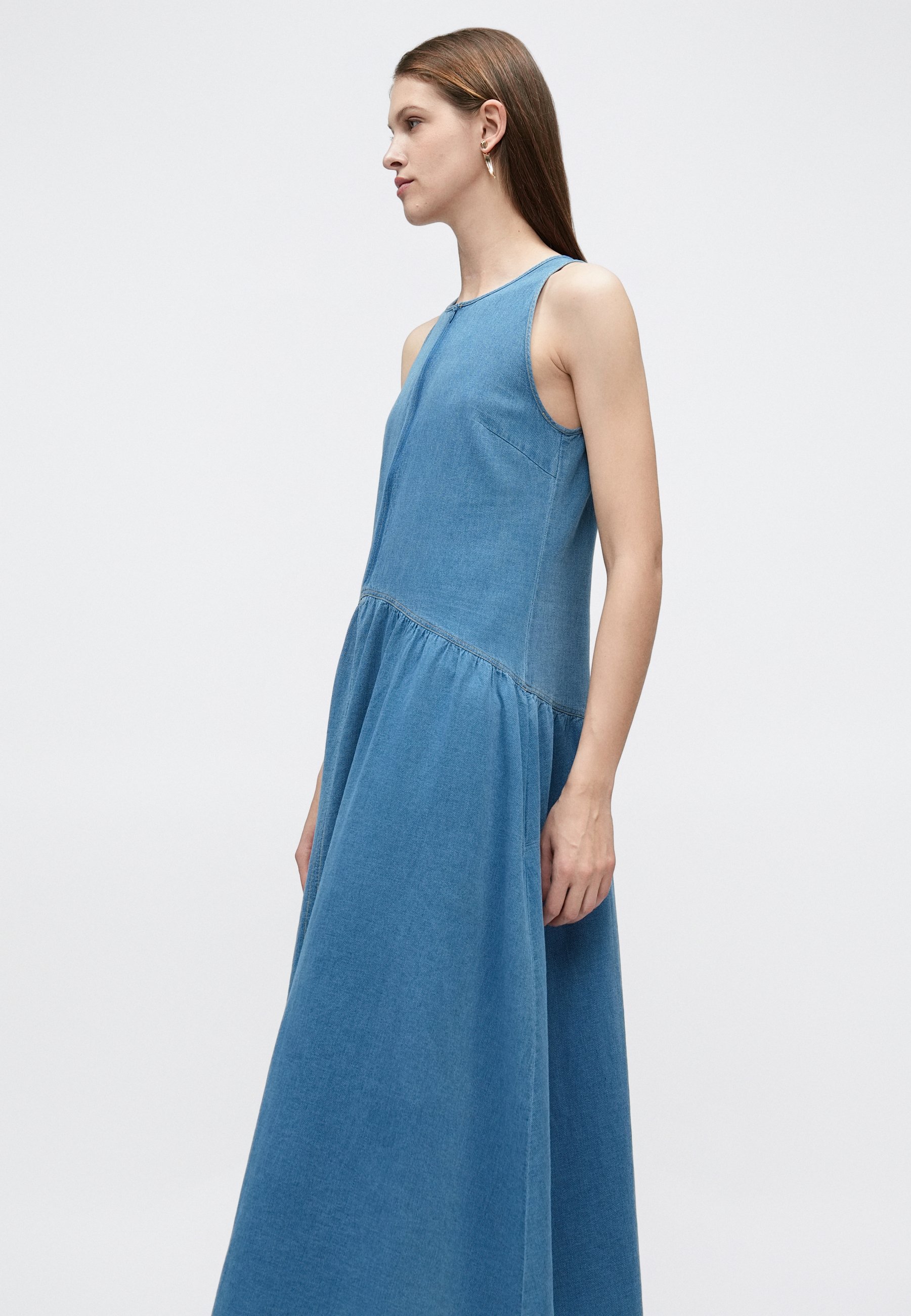 Baum und Pferdgarten ALMINA - Denim dress - true navy/royal blue