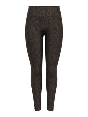 ONLY Play, LEGGINGS ONPRYA-2-DANA SKINNY FIT LEGGINGS - Клин - chocolate torte