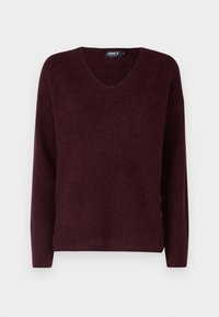 ONLY Tall Neule - dark red
