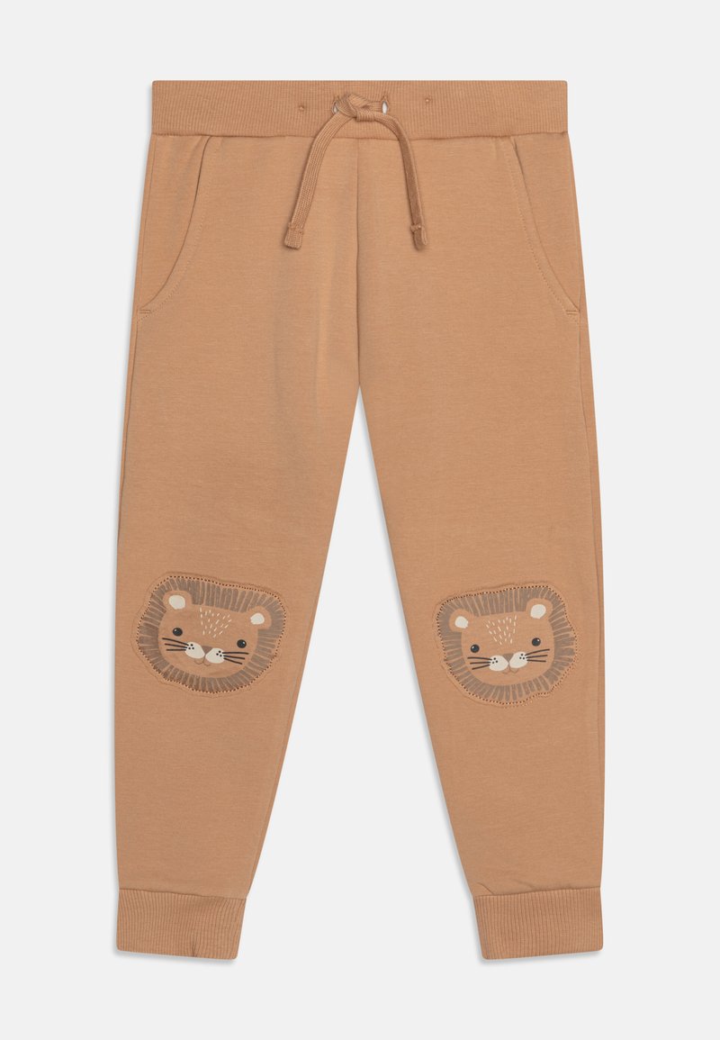 Lindex TROUSERS LION PATCH UNISEX - Stoffhose - beige