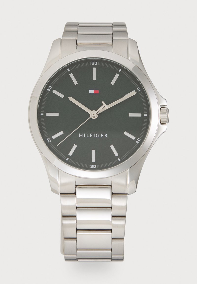 Tommy Hilfiger BRUCE - Watch - green/silver-coloured