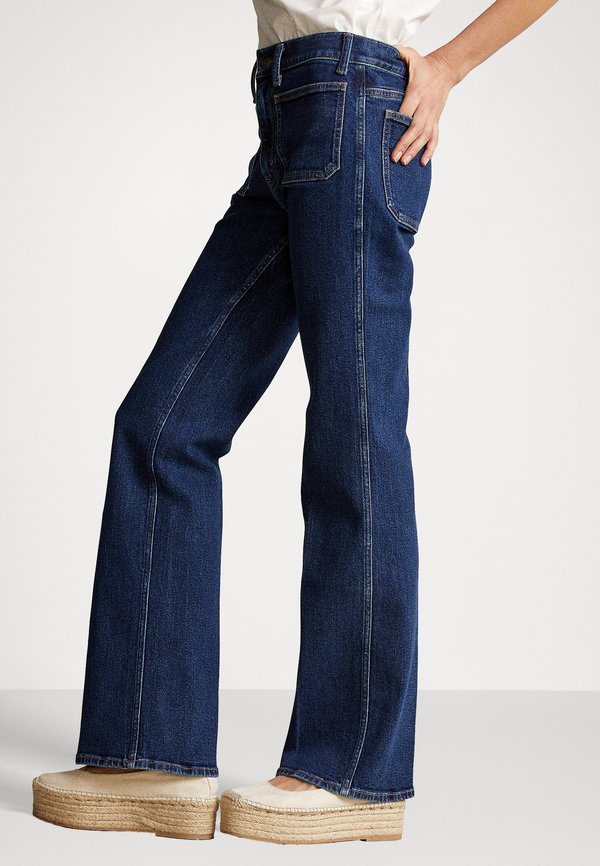 JENN FLARE JEAN - Flared Jeans - dark indigo2
