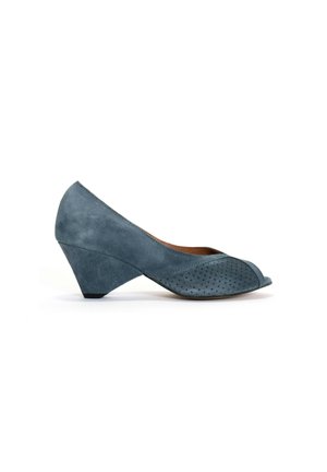 TIFFANY TRIANGLE - Peeptoe - denim blue