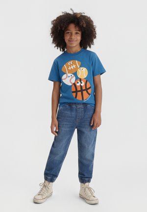 Stella McCartney Kids Camiseta estampada - blu
