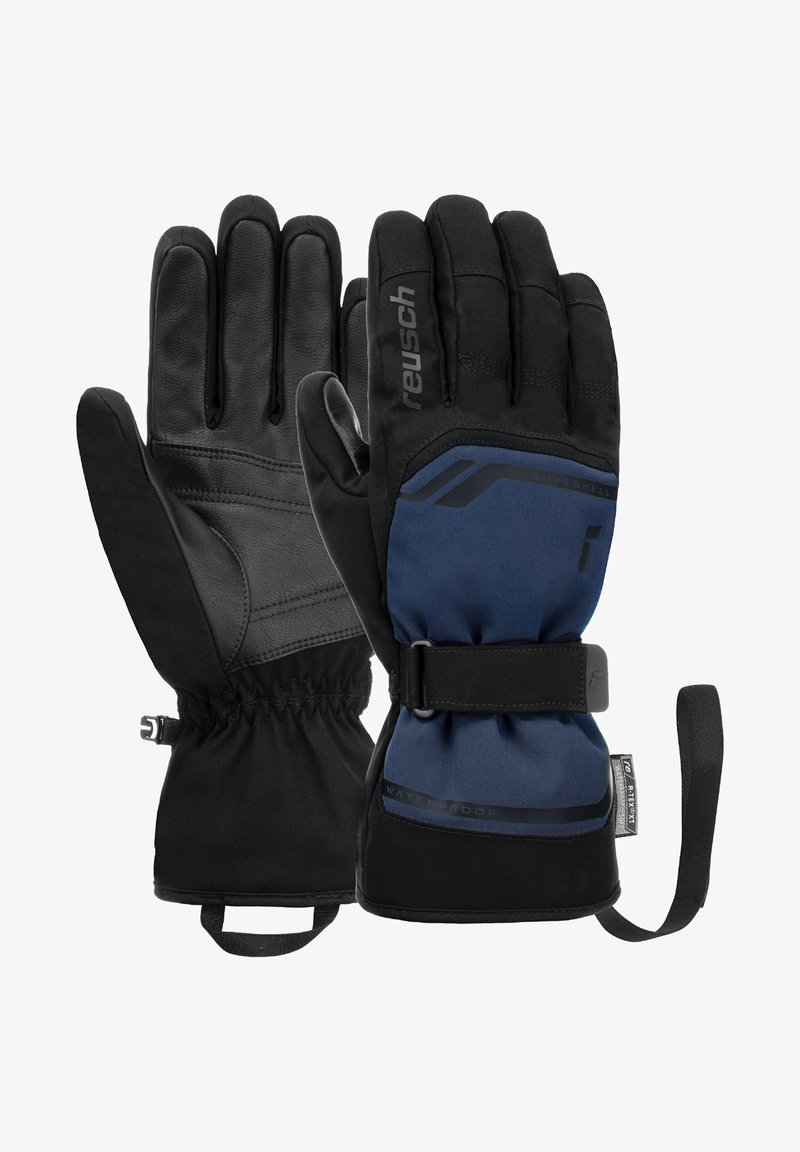 Reusch PRIMUS R-TEX XT - Fingervantar - black /dress blue