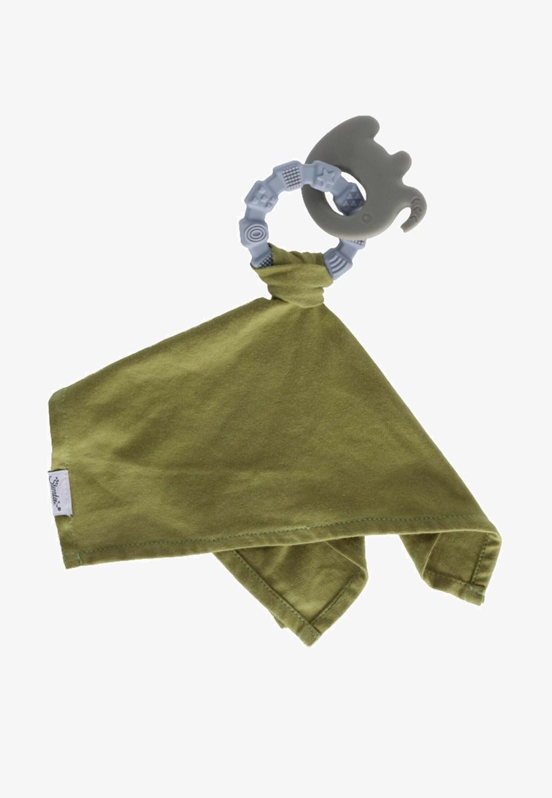 Sterntaler Cuddle cloth with teething ring Eddy - Teether - mittelgrün