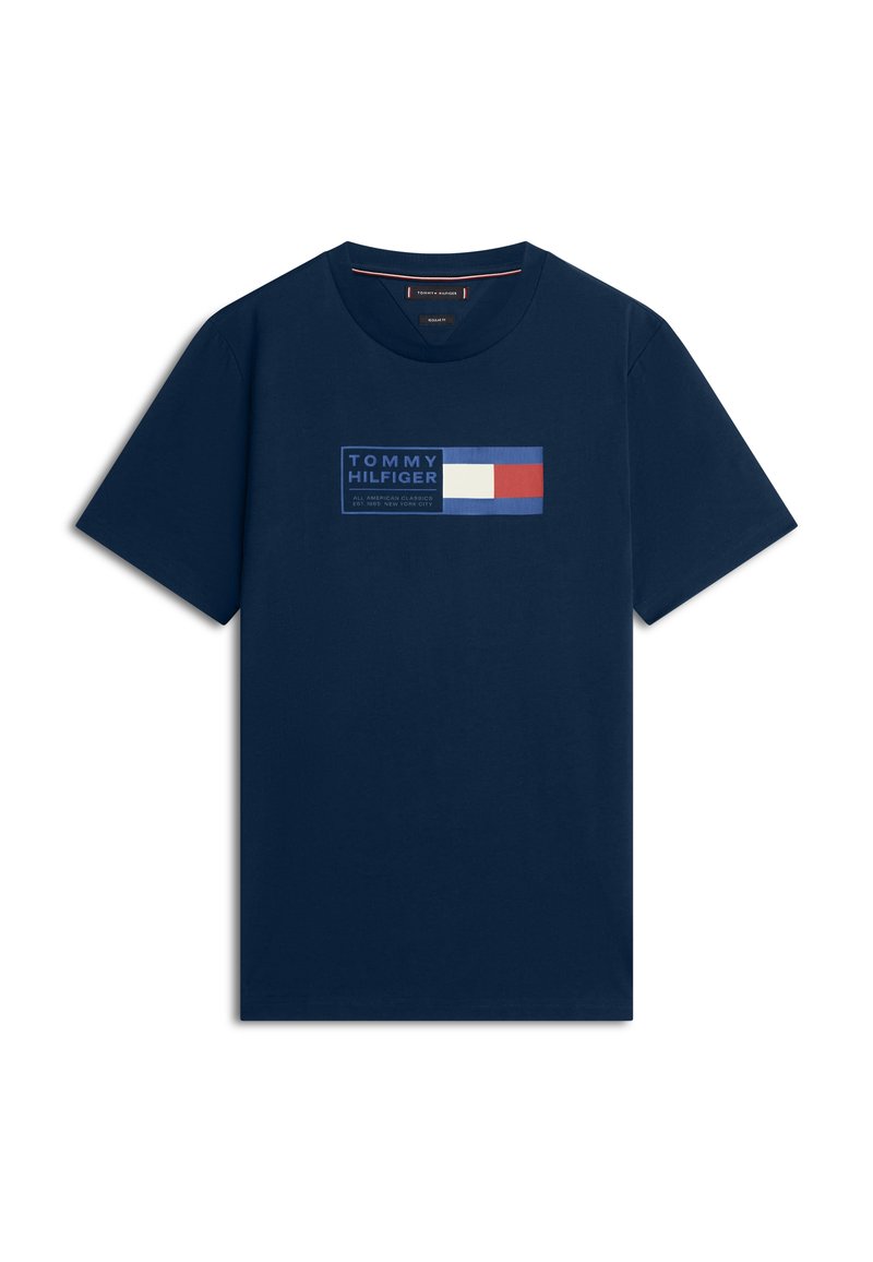Tommy Hilfiger T-shirt print donkerblauw Tommy Hilfiger T-shirt print donkerblauw