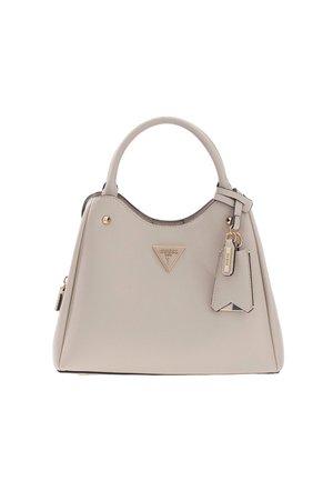Guess, MERIDIAN LOGO HANDTASCHE - Sac à main - hellgrau