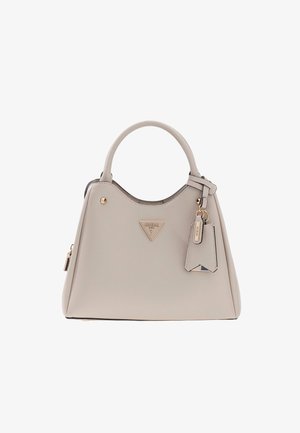 Guess, MERIDIAN LOGO HANDTASCHE - Sac à main - hellgrau