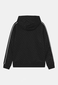 Nike Sportswear REPEAT HOODIE - Luvtröja - black/dark smoke grey/white