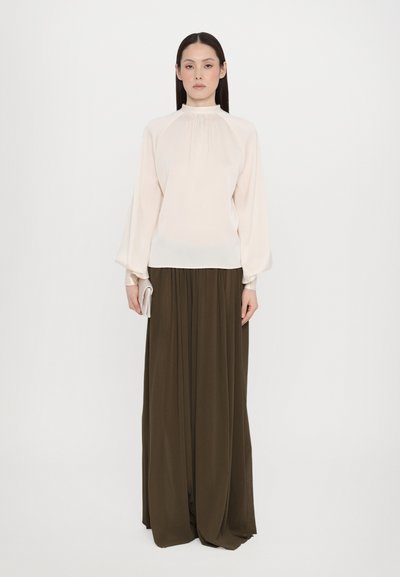 Filippa K STAND COLLAR  - Blouse - cream