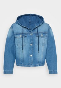 VMAGNA HOOD JACKET MIX  - Denimová bunda - medium blue denim