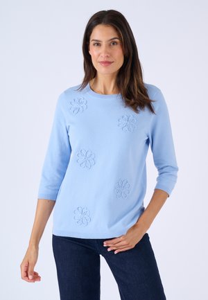 BRODÉ  - Strickpullover - bleu grisé