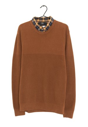 Striktrøje - brown
