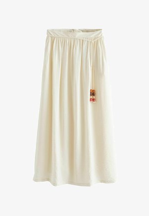 Next TEXTURED WITH BEADED - Maksiseelik - ecru