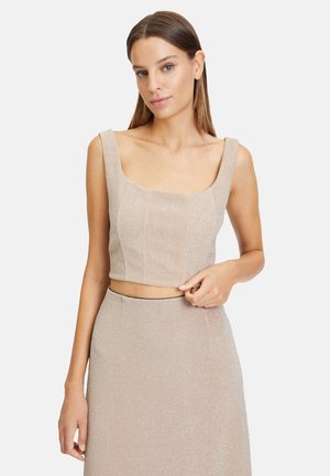 Vera Mont MIT FADEN - Top - cream silver