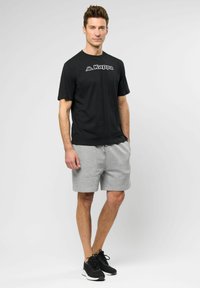 Kappa 3-PACK - T-shirt print - blue grey md melange black