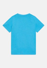 Champion ICONS CREWNECK LARGE LOGO - Camiseta estampada - light blue