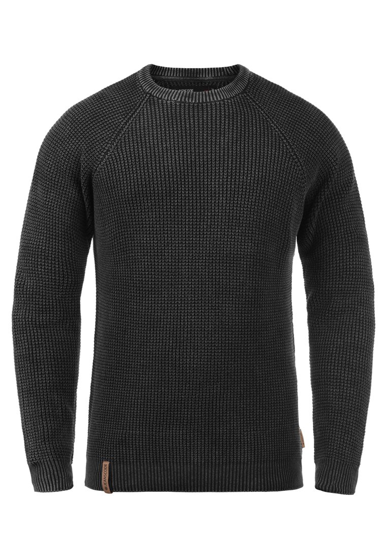 Herren Strickjacken | INDICODE JEANS IDROCKFORD Strickpullover black/schwarz - XN83500 Herren Strickjacken | INDICODE JEANS IDROCKFORD Strickpullover black/schwarz - XN83500