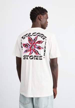 Volcom STONE SPECTACLE  - Print T-shirt - off white