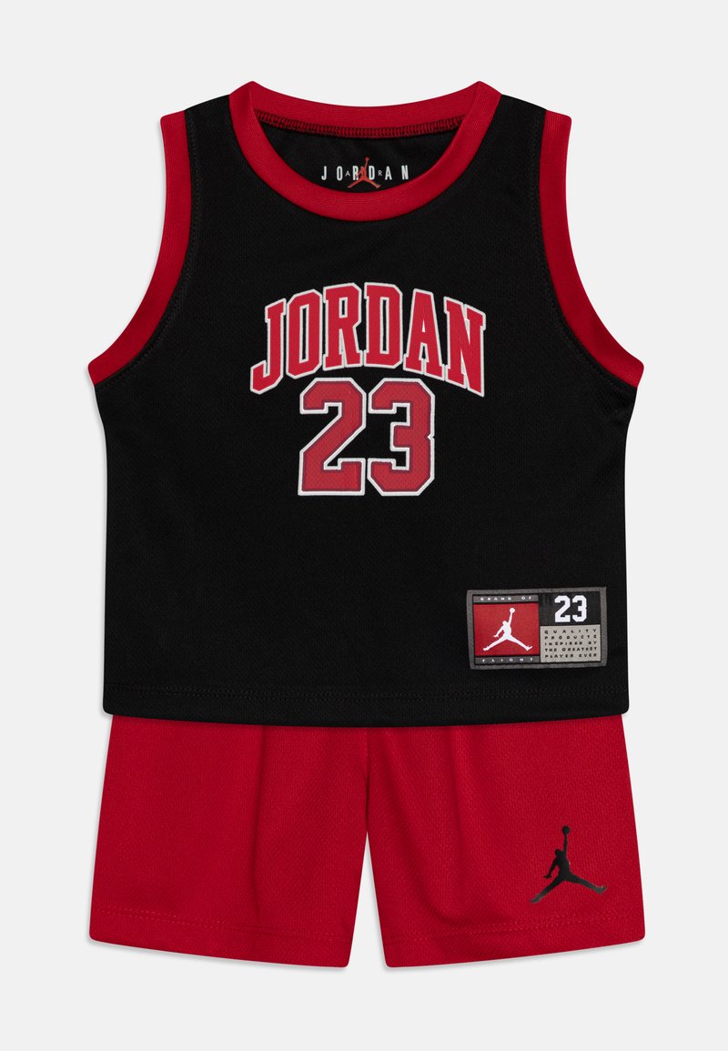 Jordan - JORDAN 23 UNISEX SET - Šortky - black/gym red, Zvětšit