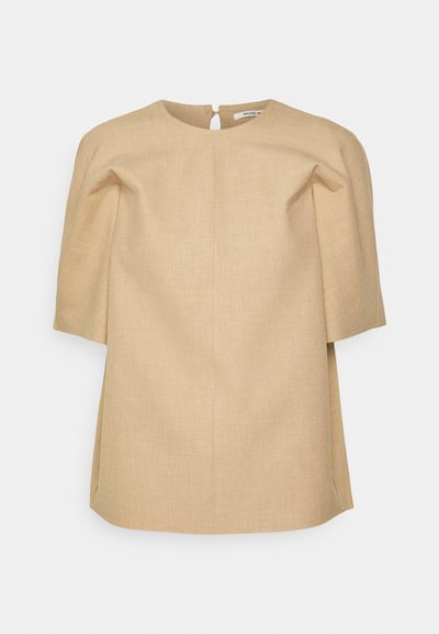 WOOD WOOD JAY HEAVY DRAPY TOP - Μπλούζα - camel