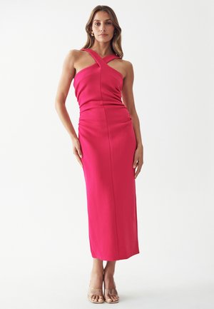 BWLDR VERITA MIDI - Cocktail dress / Party dress - hot pink