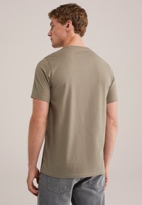 WE Fashion 3-PACK - Paprasti marškinėliai - blue beige taupe