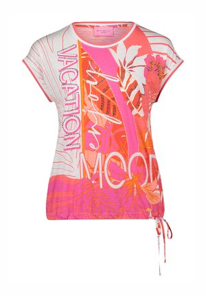 Betty Barclay MIT TUNNELZUG - Print T-shirt - red white