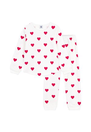 PETIT BATEAU PYJAMA KID - Nachtwäsche Set - marshmallow terkuit