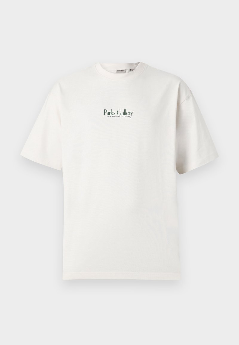 Only & Sons T-shirt print crème