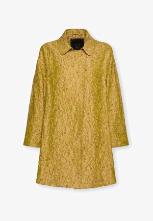 Elena Mirò CAPPOTTO LEGGERO JACQUARD - Abrigo corto - giallo