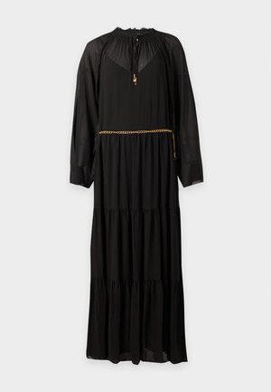 MICHAEL Michael Kors, TIE NECK DRESS - Maxikleid - black