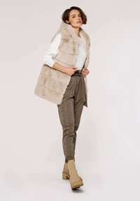 Apricot HOODED - Bodywarmer - stone