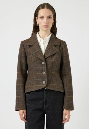 YASTHELA - Blazer - chocolate brown