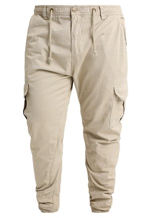 Urban Classics CARGO JOGGING PANTS - Oldalzsebes nadrágok - sand