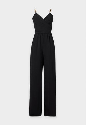 WAL G., NANALA V NECK JUMPSUIT - Combinaison - black