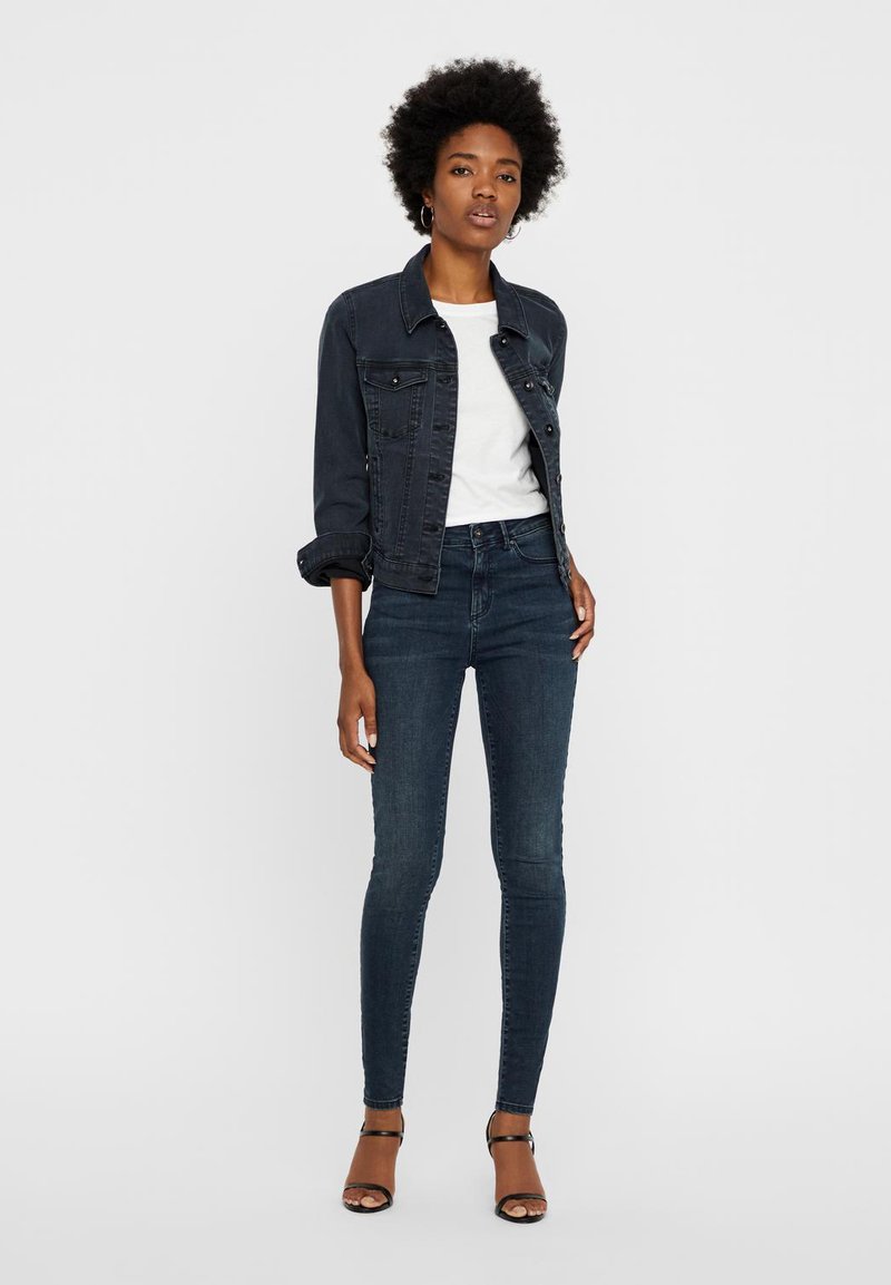 Vero Moda Jeans Skinny Fit donkerblauw denim