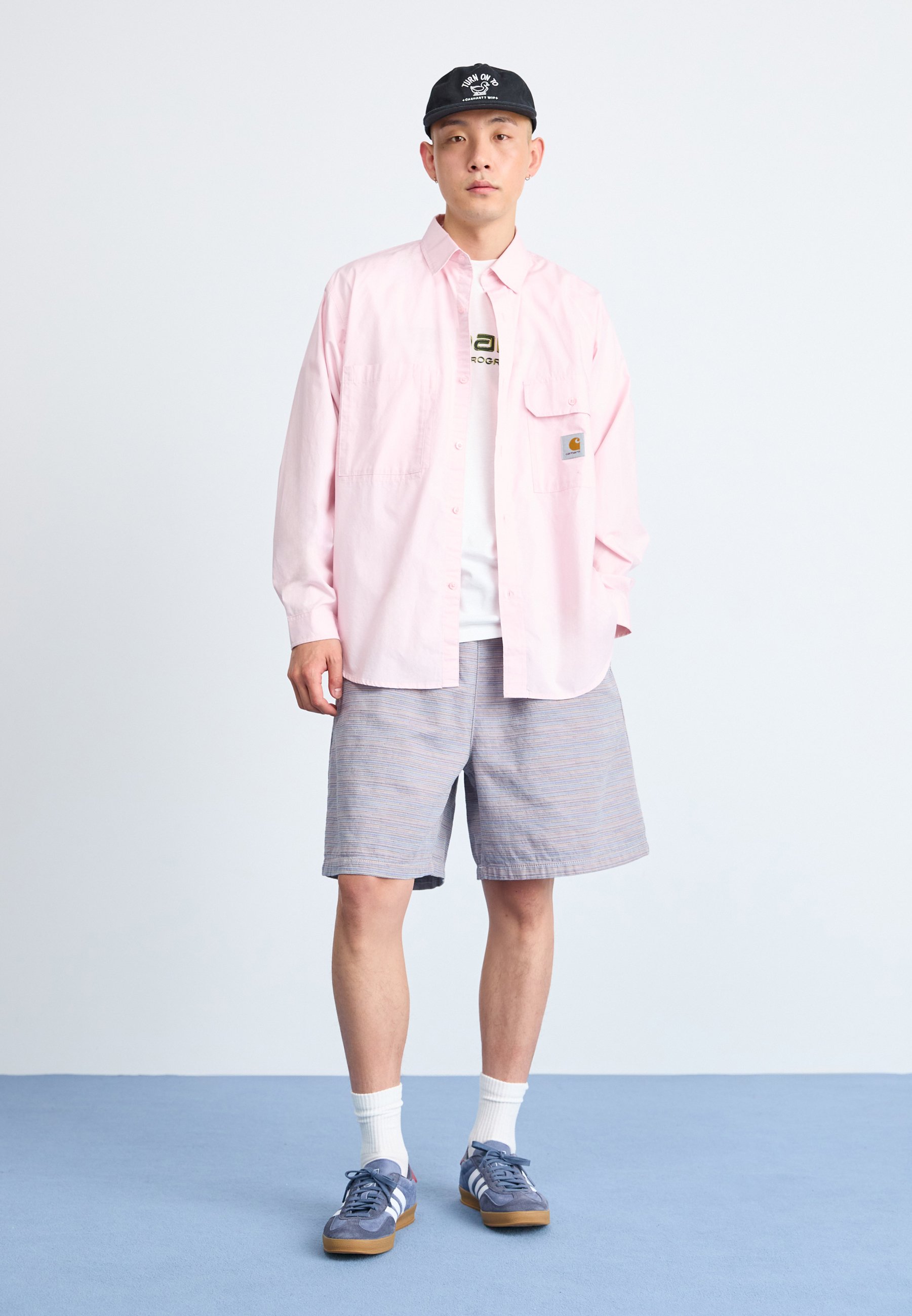 Carhartt WIP IRWIN - Shirt - air pink/light pink - Zalando.co.uk