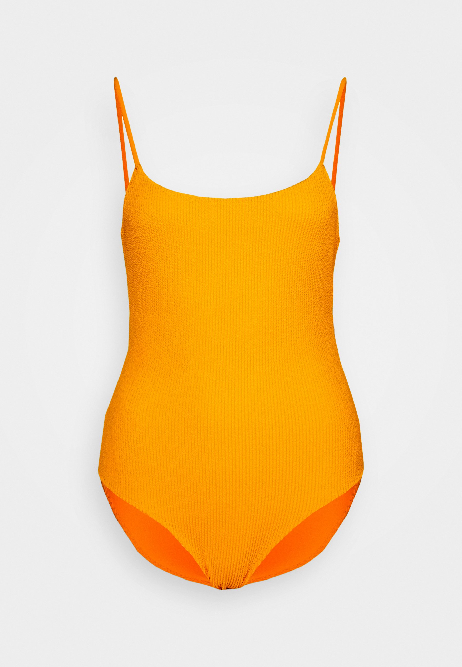 yellow orange swimsuit