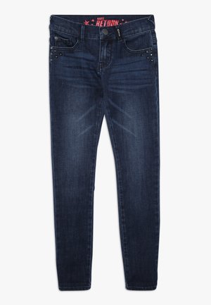 Skinny džíny - dark-blue denim