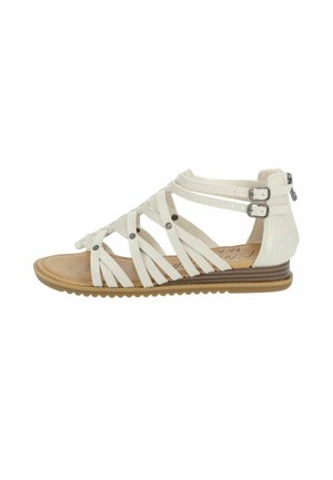 Sandalias de cuña - bone dyecut