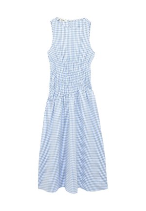 Koton, GINGHAM MAXI DRESS. - Jurk - light blue