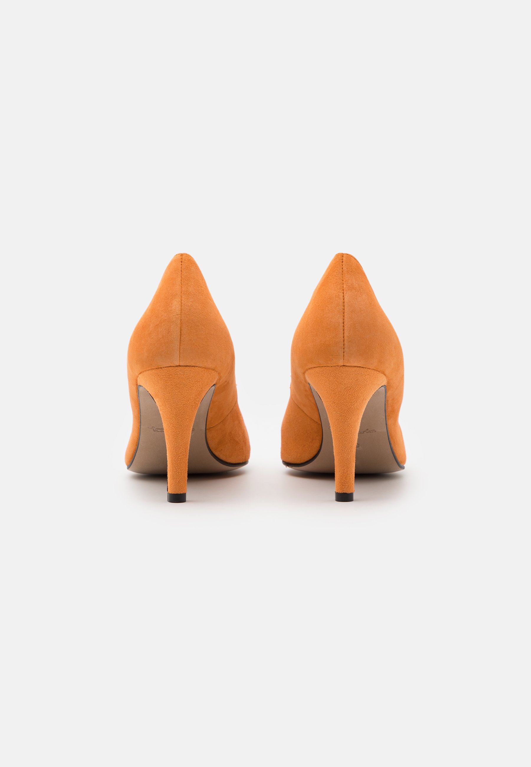 orange high heels uk