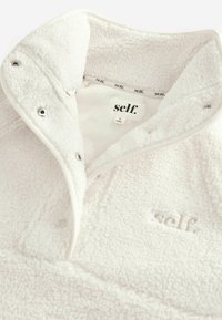 Self. BORG HALF ZIP - Pulover din fleece - ecru